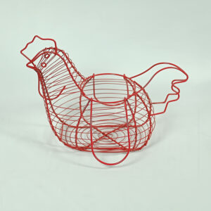 Panier à oeufs en forme de poule